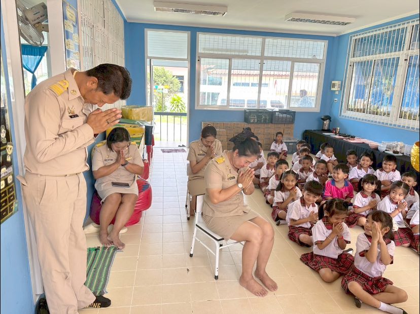 เทศบาลตำบลบ้านนา จัดโครงการสนับสนุนการมีส่วนร่วมของคณะกรรมการสถานศึกษา ผู้ปกครอง และชุมชน (กิจกรรมประชุมและพัฒนาเครือข่ายผู้ปกครอง) พร้อมทำบุญครบรอบวันก่อตั้งโรงเรียนอนุบาลเทศบาลตำบลบ้านนา
