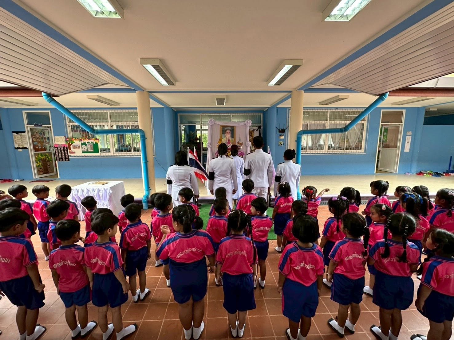 💜 โรงเรียนอนุบาลเทศบาลตำบลบ้านนา น้อมสำนึกในพระมหากรุณาธิคุณอันหาที่สุดมิได้ 💜