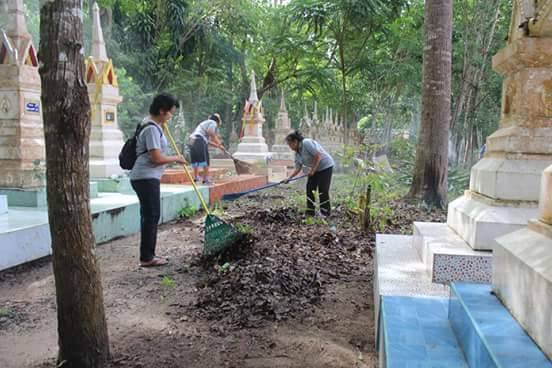 โครงการจัดการขยะในศาสนสถาน " วัด มัสยิด และโบสถ์ สะอาด " ภายใต้แผนปฎิบัติการการจัดการขยะมูลฝอยชุมชน "จังหวัดสะอาด"